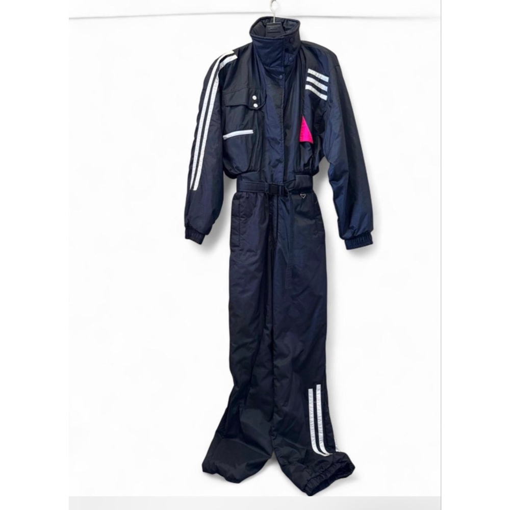 New Obermeyer Marilyn Women's 1-Piece Ski Suit Snowsuit Size 16 Black Thinsulate